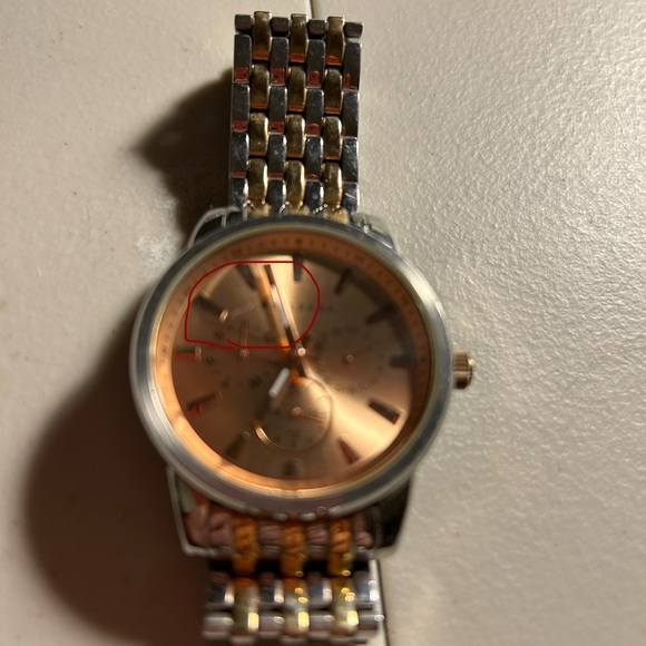 Silpada Gold and Silver Watch with Rose Dial - Picture 2 of 2